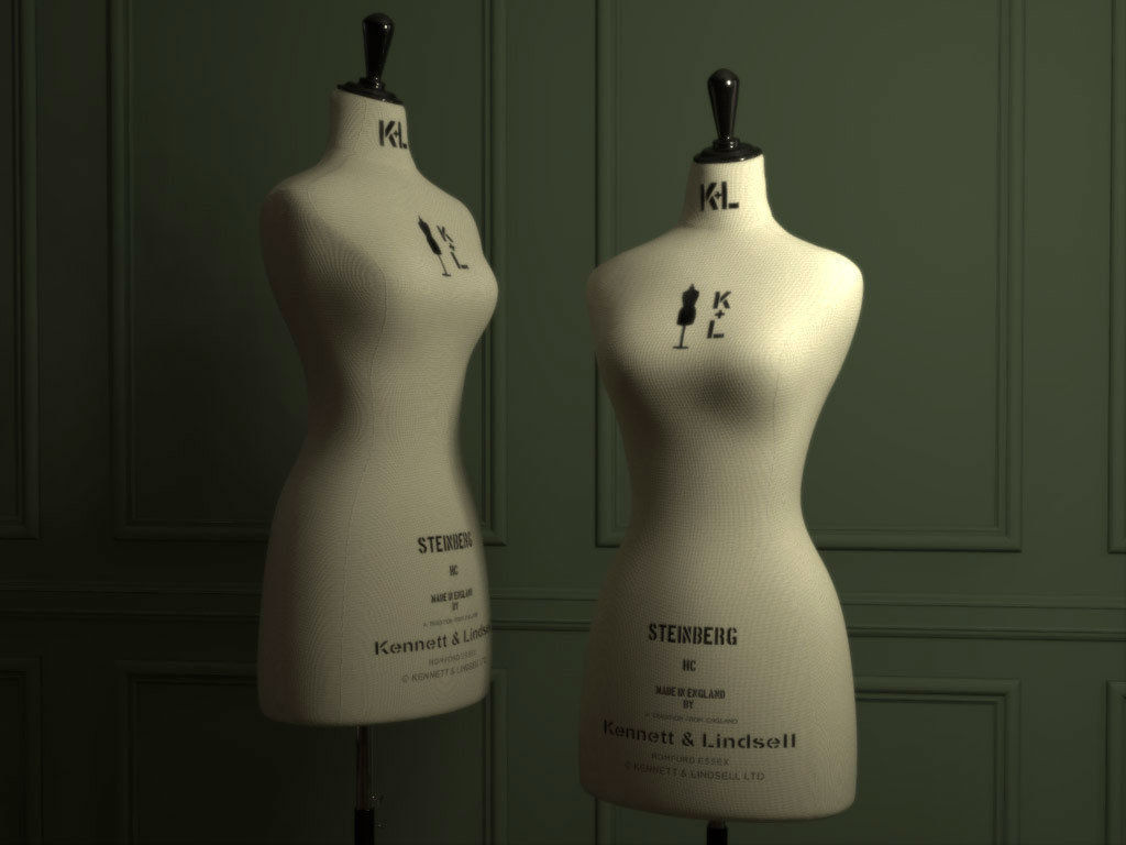 Mannequin Kenneth and Lidnsell 3D model_3