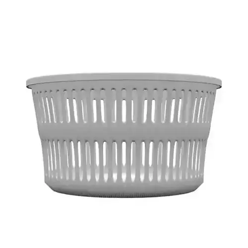 Traditional Household Laundry Basket 3D model Traditional Household Laundry Basket 3D model
