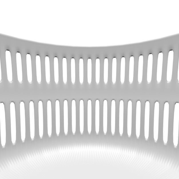 Traditional Household Laundry Basket 3D model_4