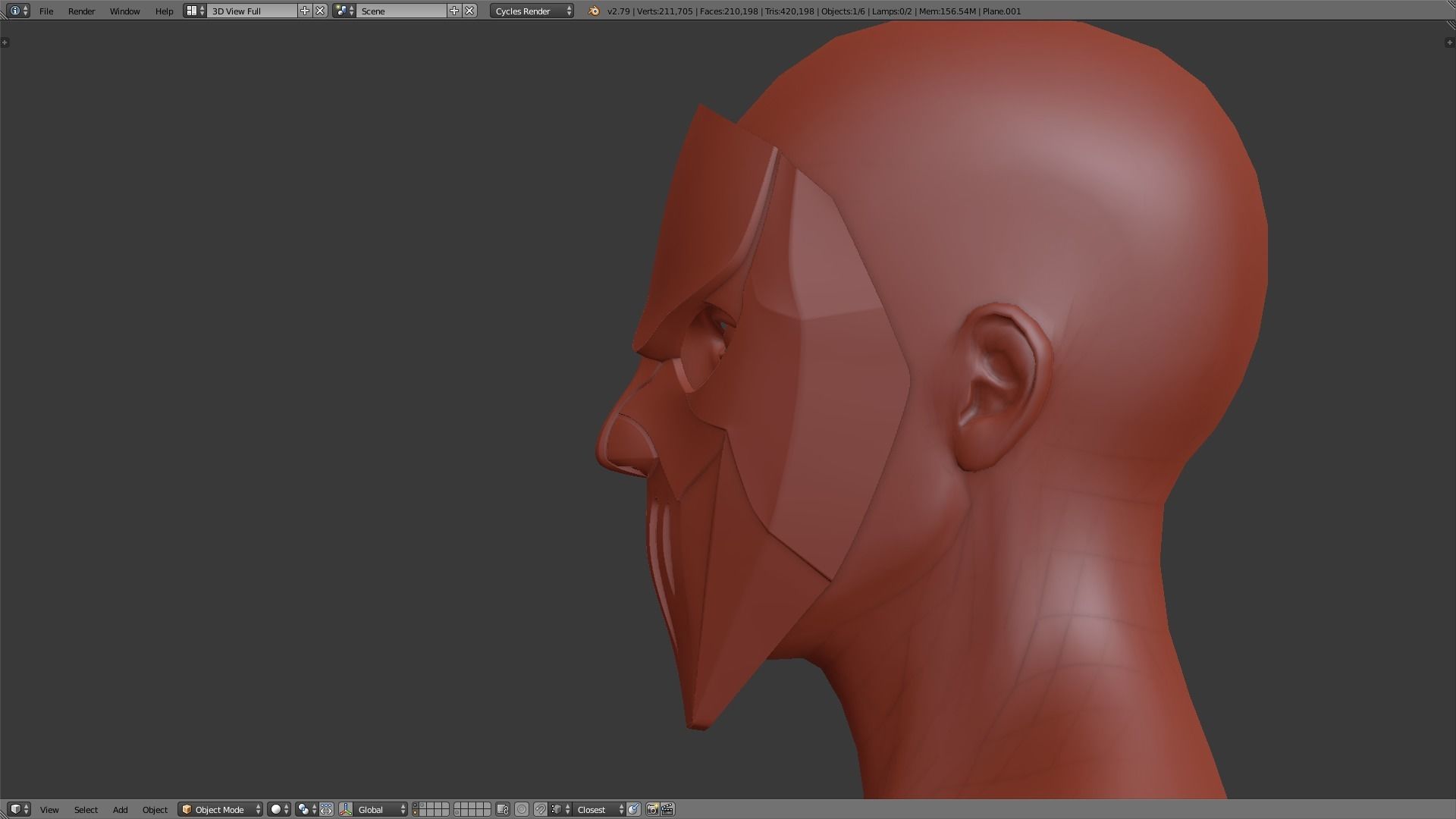 Mick Thomson Mask 3D print model_2