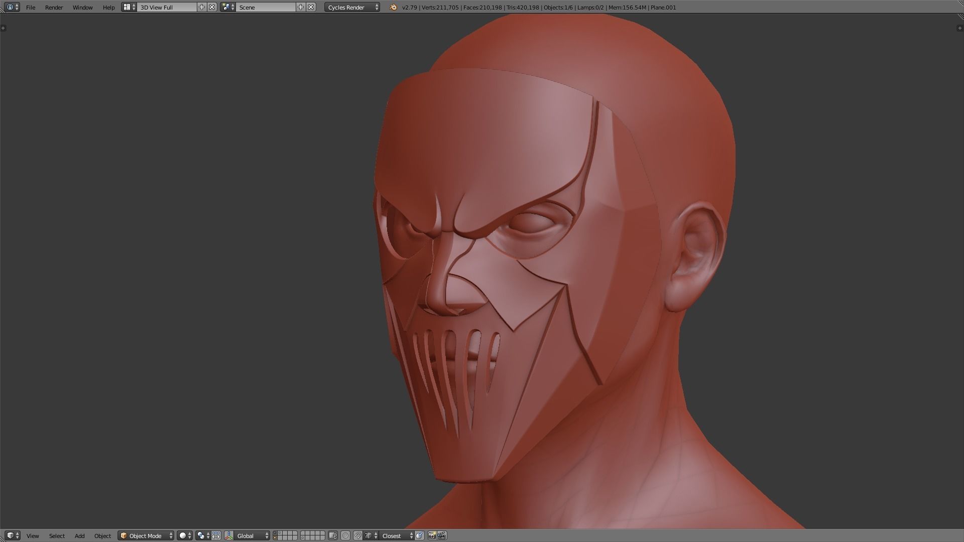 Mick Thomson Mask 3D print model_3