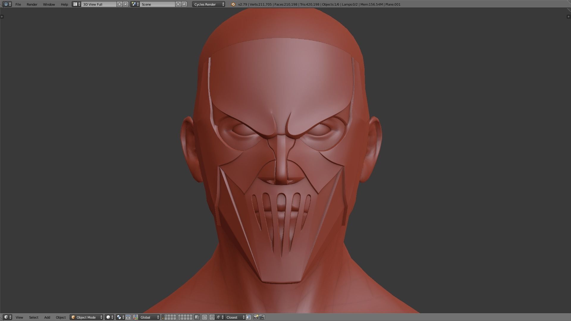 Mick Thomson Mask 3D print model_1