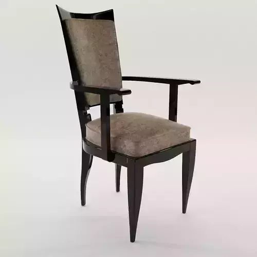 Chair - Art Deco style 3D model