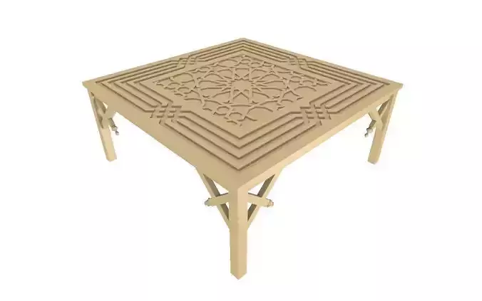 Arabic Table 3D model