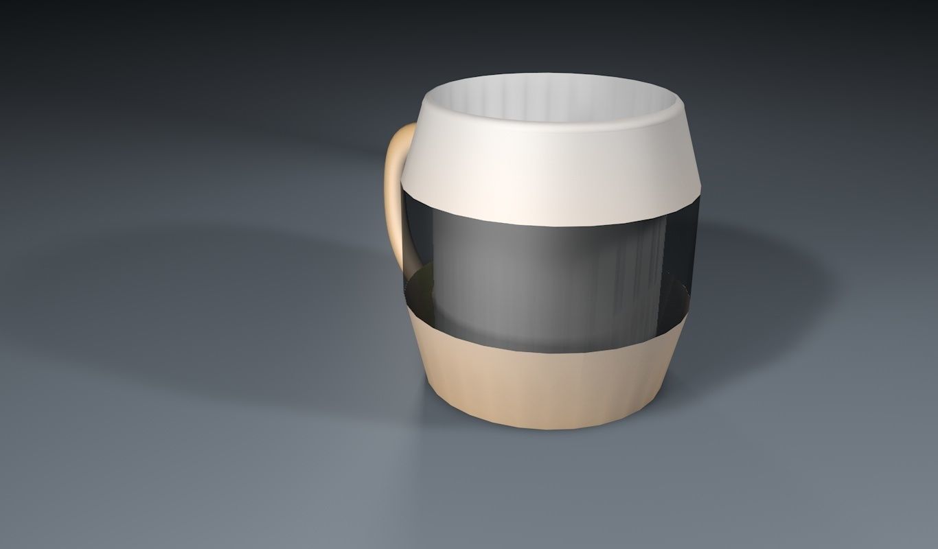 Coffee Mug modern Free 3D model_6