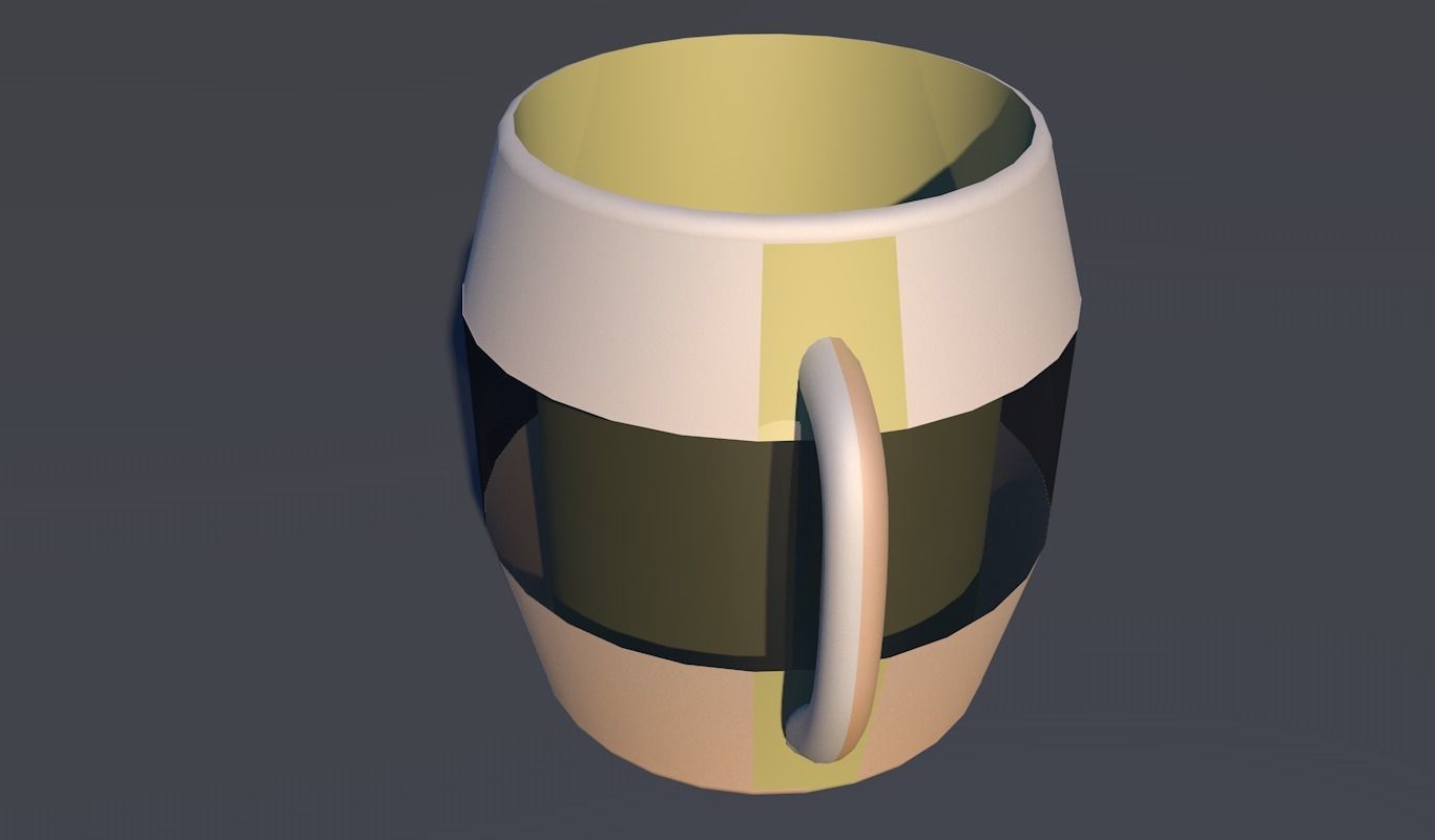Coffee Mug modern Free 3D model_8