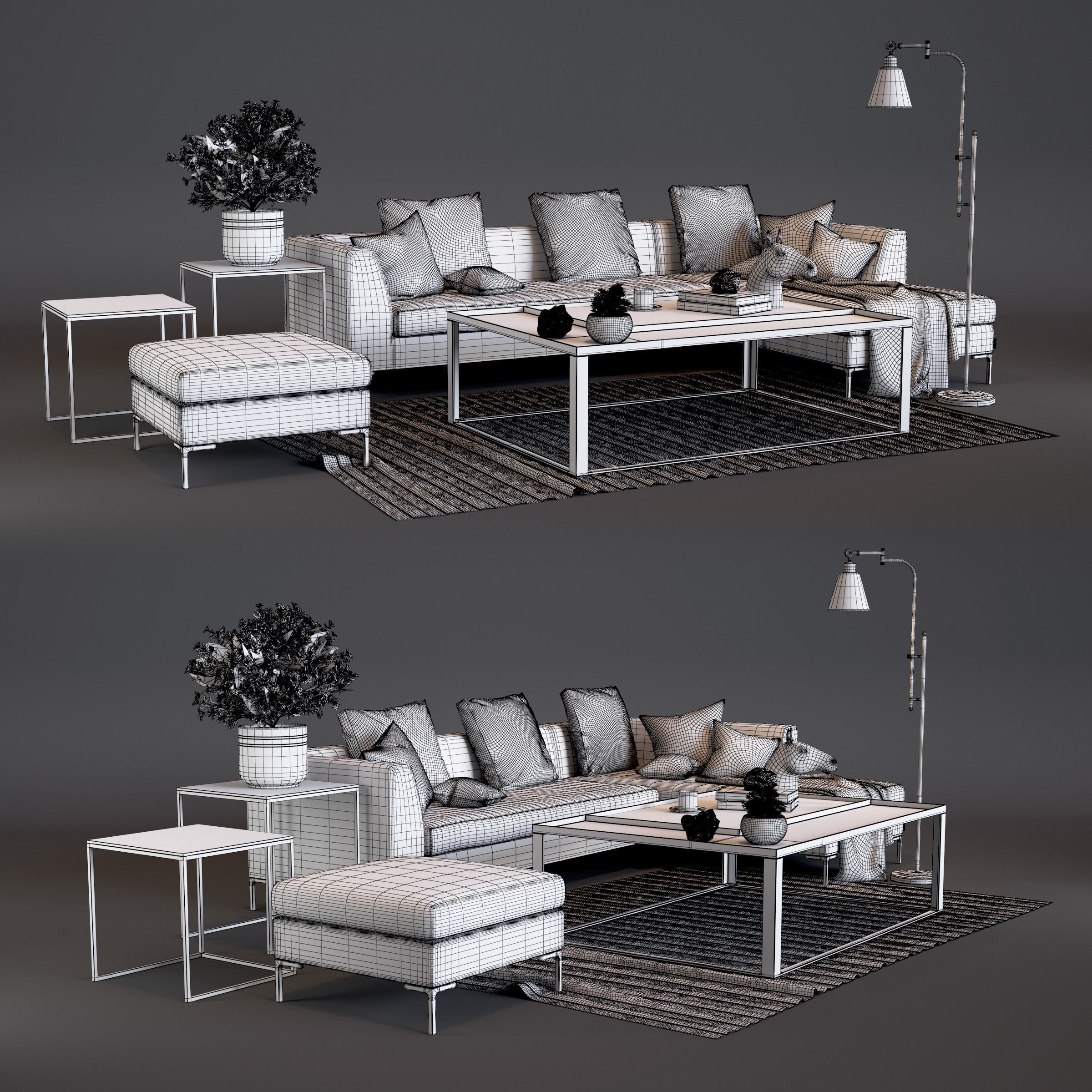 Flexteam Planet Sofa  3D model_2