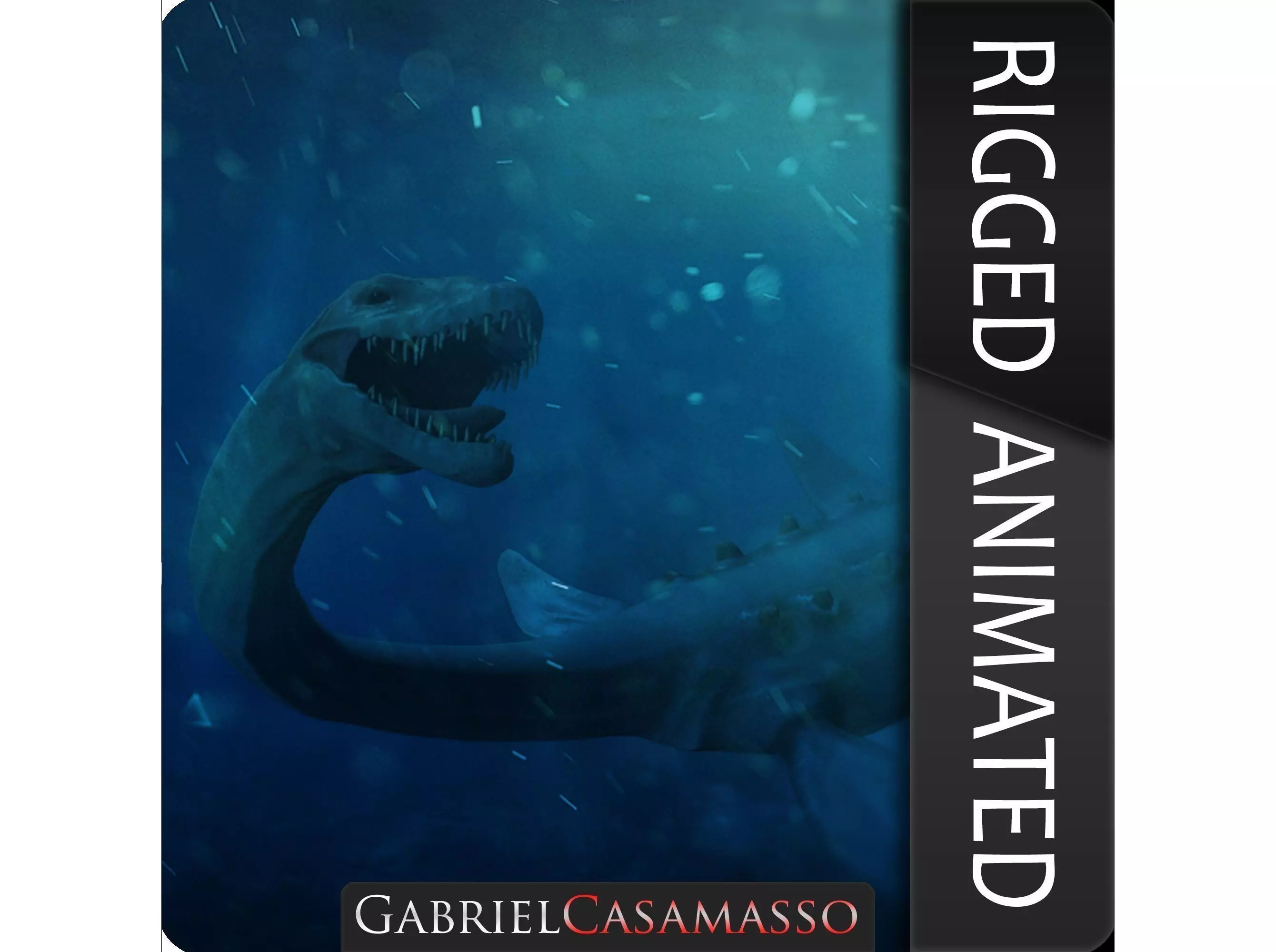 Elasmosaurus platyurus 3D model_0