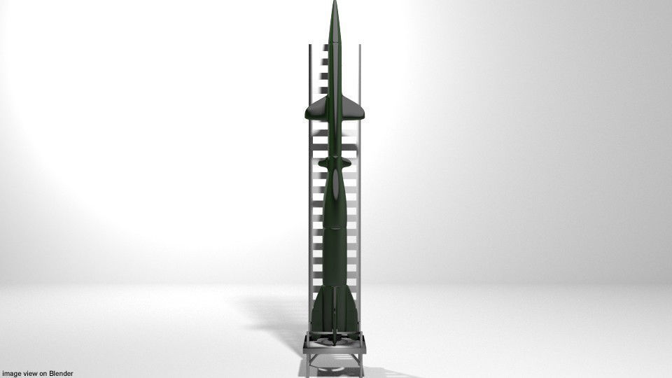 Rocket Missile - EKR 3D model_1