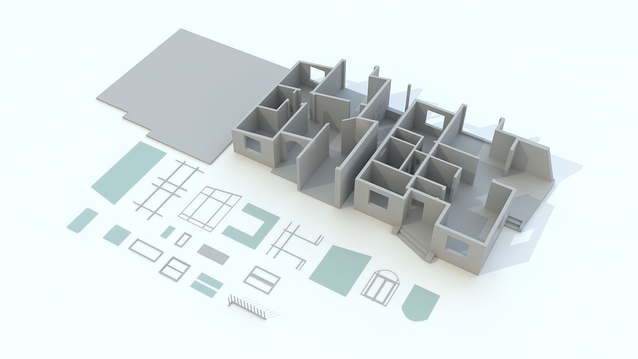 House for 3D print 3D print model_9