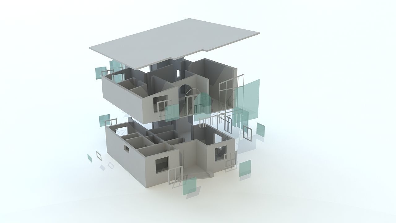 House for 3D print 3D print model_8