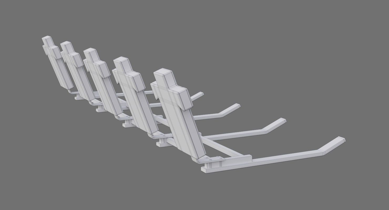 Football Tackling Dummy 1A Low-poly 3D model_6