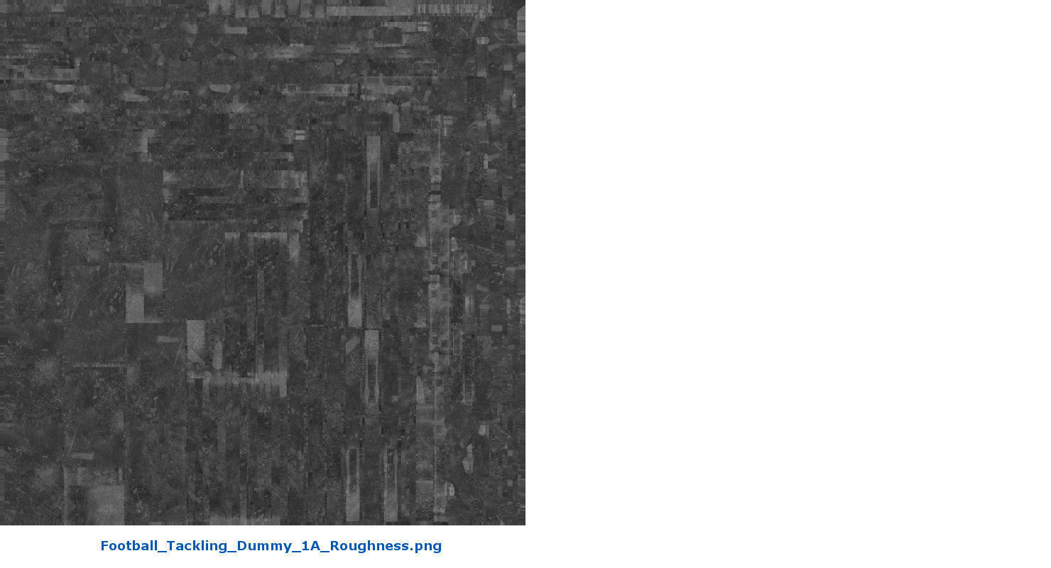 Football Tackling Dummy 1A Low-poly 3D model_10