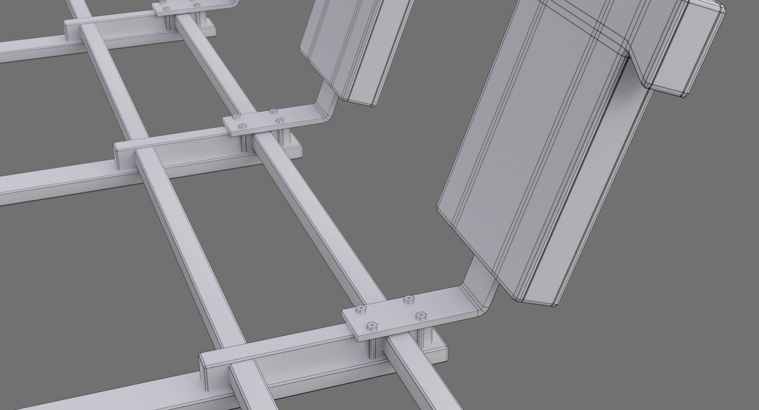 Football Tackling Dummy 1A Low-poly 3D model_7