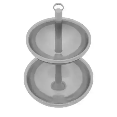 2 Tier Fruit Holder Bowl 3D model 2 Tier Fruit Holder Bowl 3D model