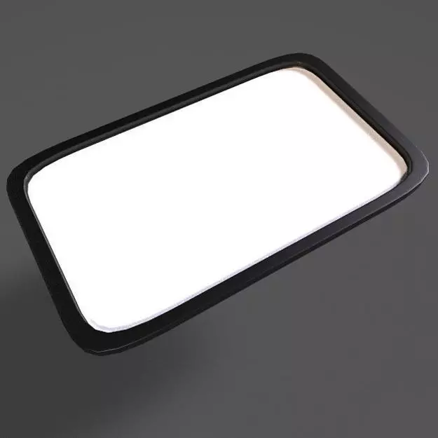 PBR Dry-Erase Markerboard 3D model_0