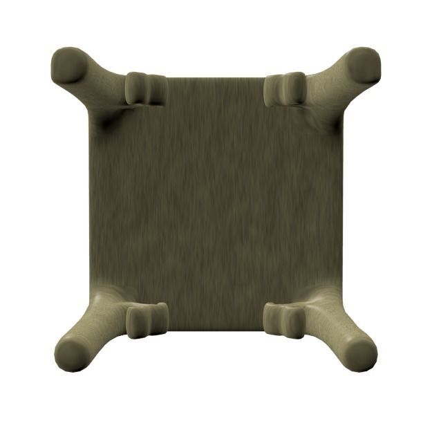 Wooden Chair 3D model_5