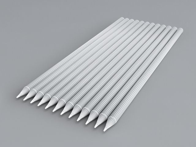 Colour Pencil 3D model_4