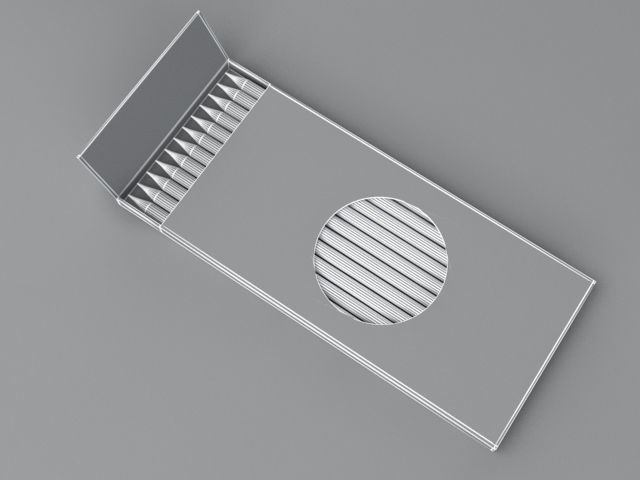 Colour Pencil 3D model_4