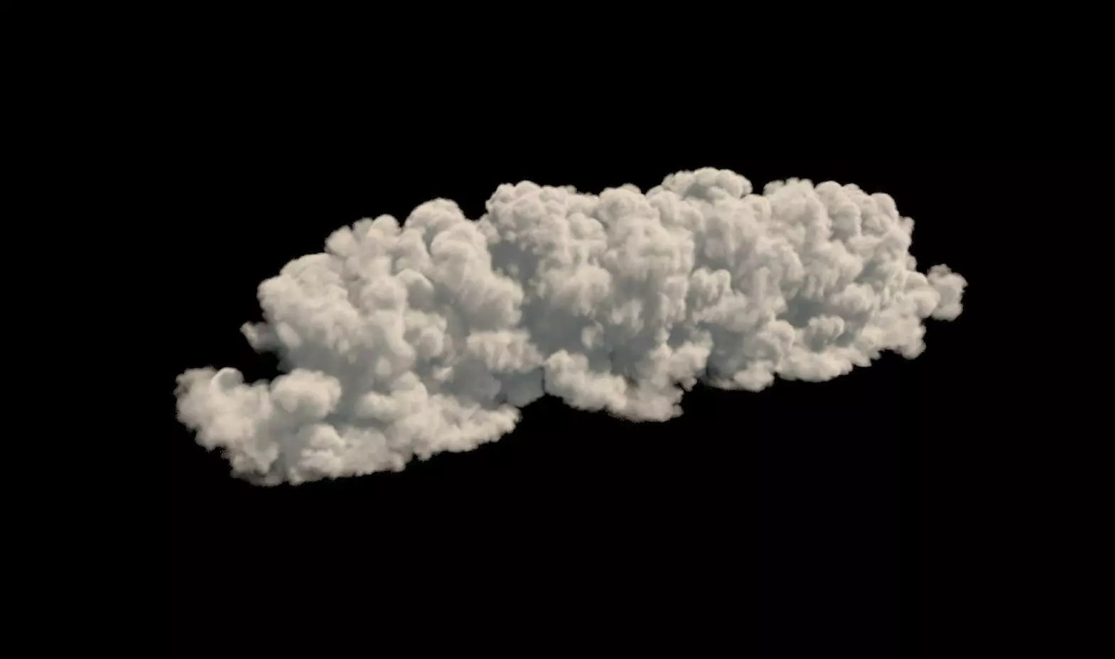 Realistic 3d cloud VDB format 3D model_0