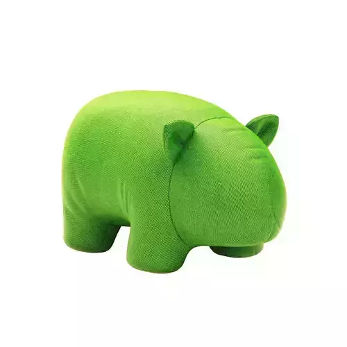 Wombat Plush Toy by Les Basic 3D model