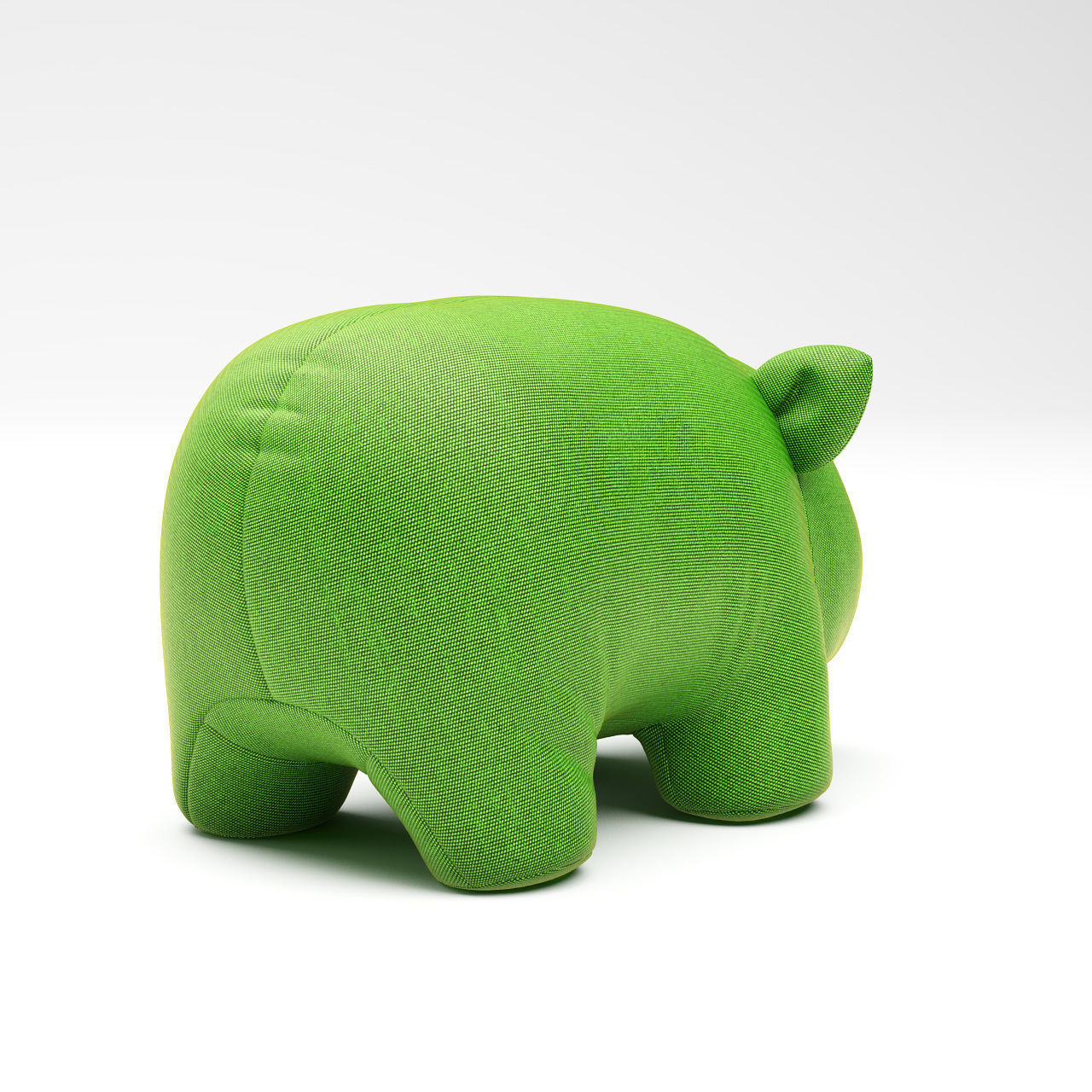 Wombat Plush Toy by Les Basic 3D model_1