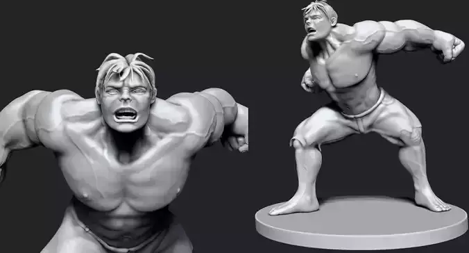 hulk sculpt model Free 3D model