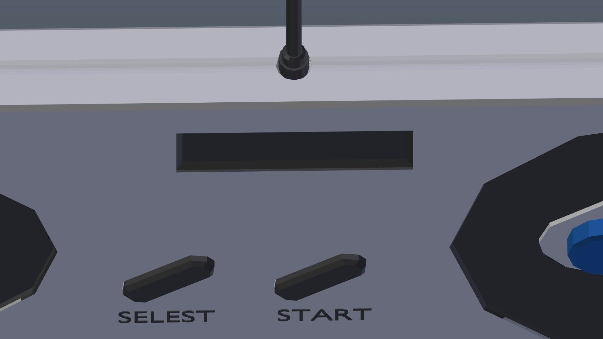 Low poly Game Controller Low-poly 3D model_2