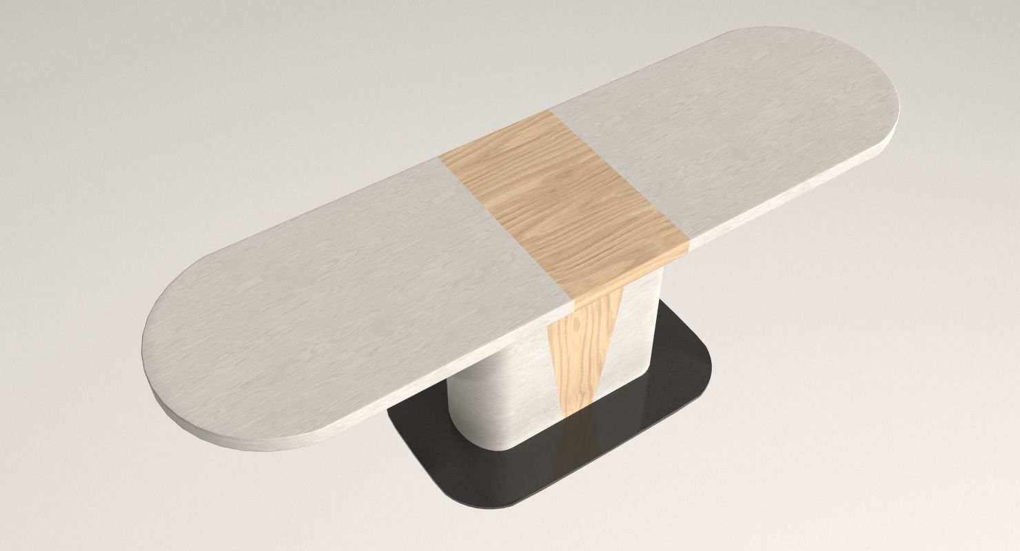 Cangas Dining Table Low-poly 3D model_7