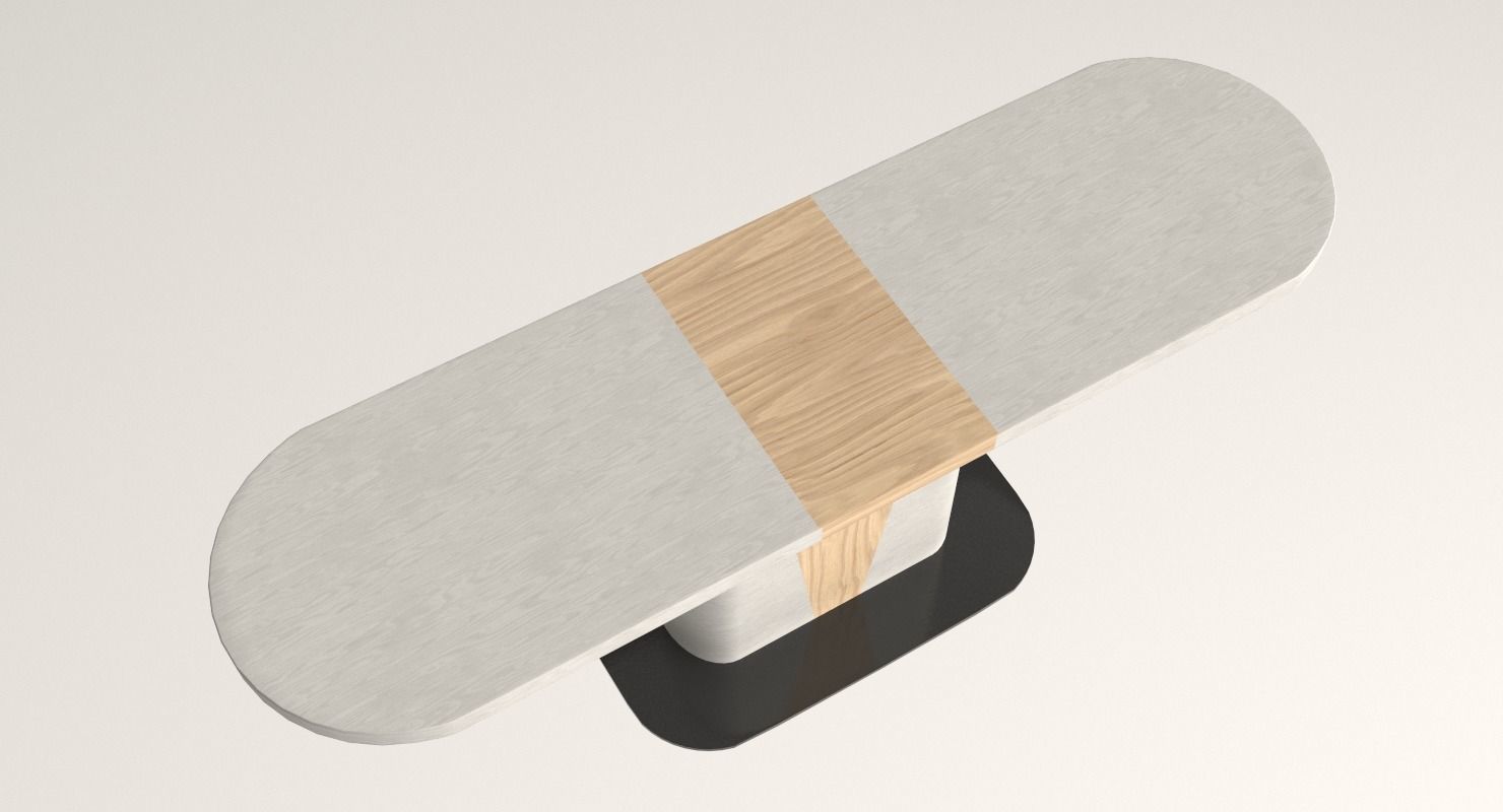 Cangas Dining Table Low-poly 3D model_8