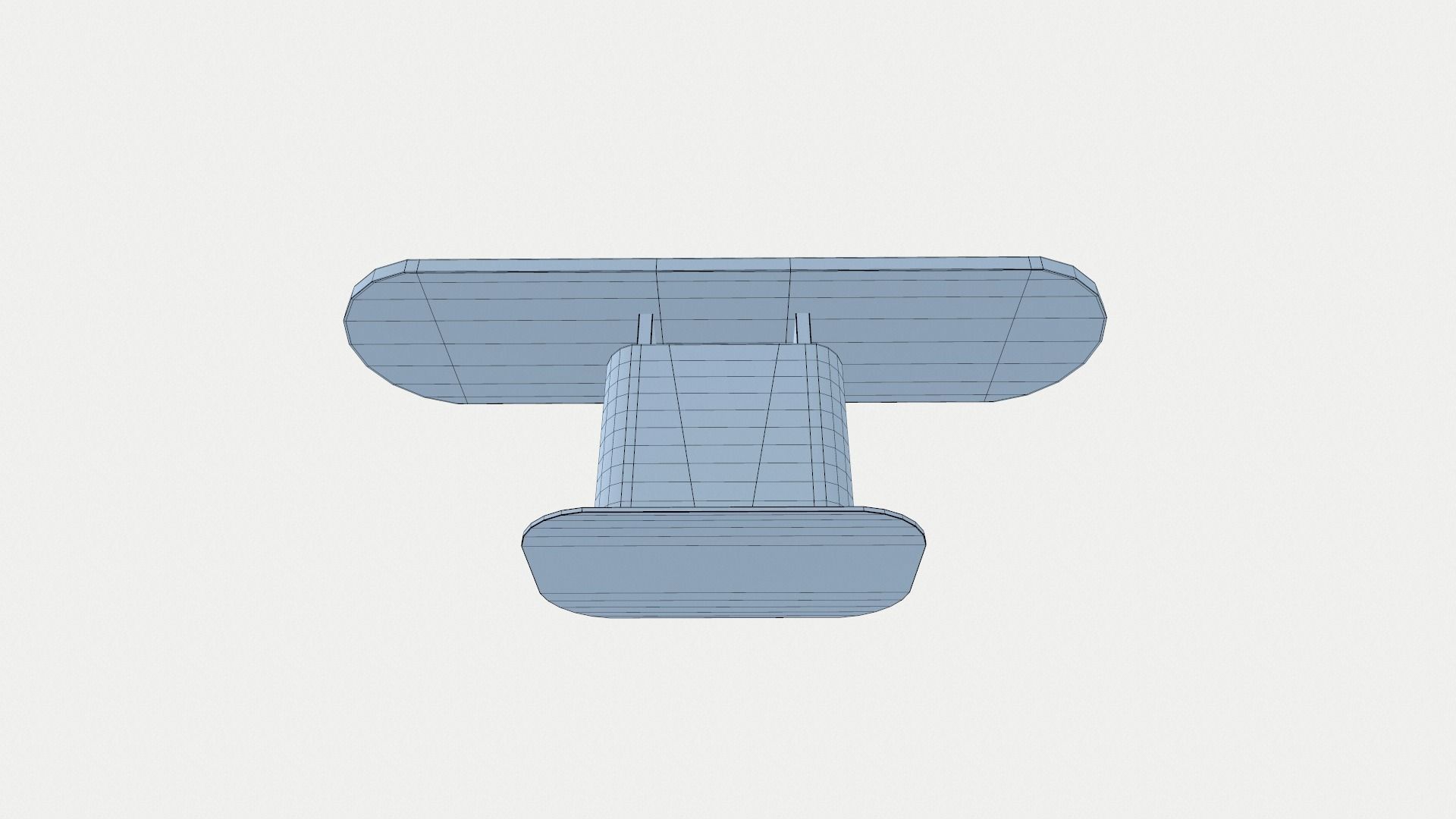 Cangas Dining Table Low-poly 3D model_10