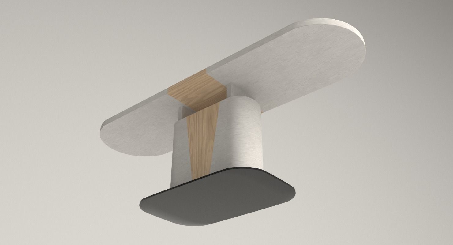 Cangas Dining Table Low-poly 3D model_9