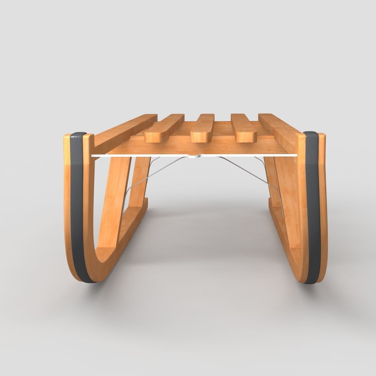 Snow Sledge 3D model_5