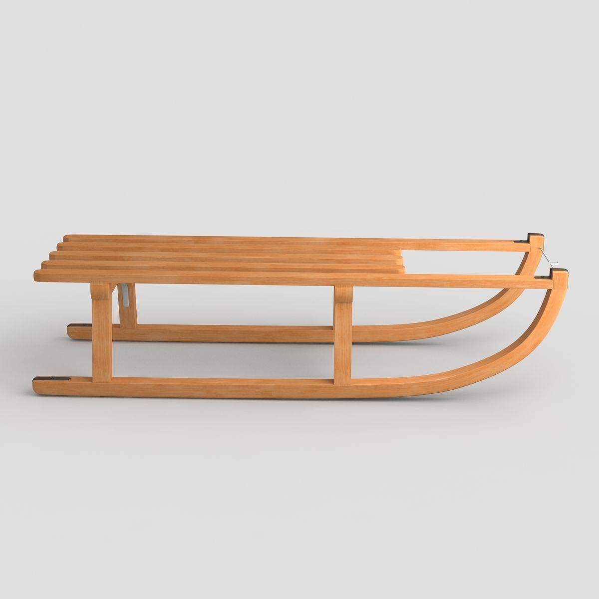 Snow Sledge 3D model_2
