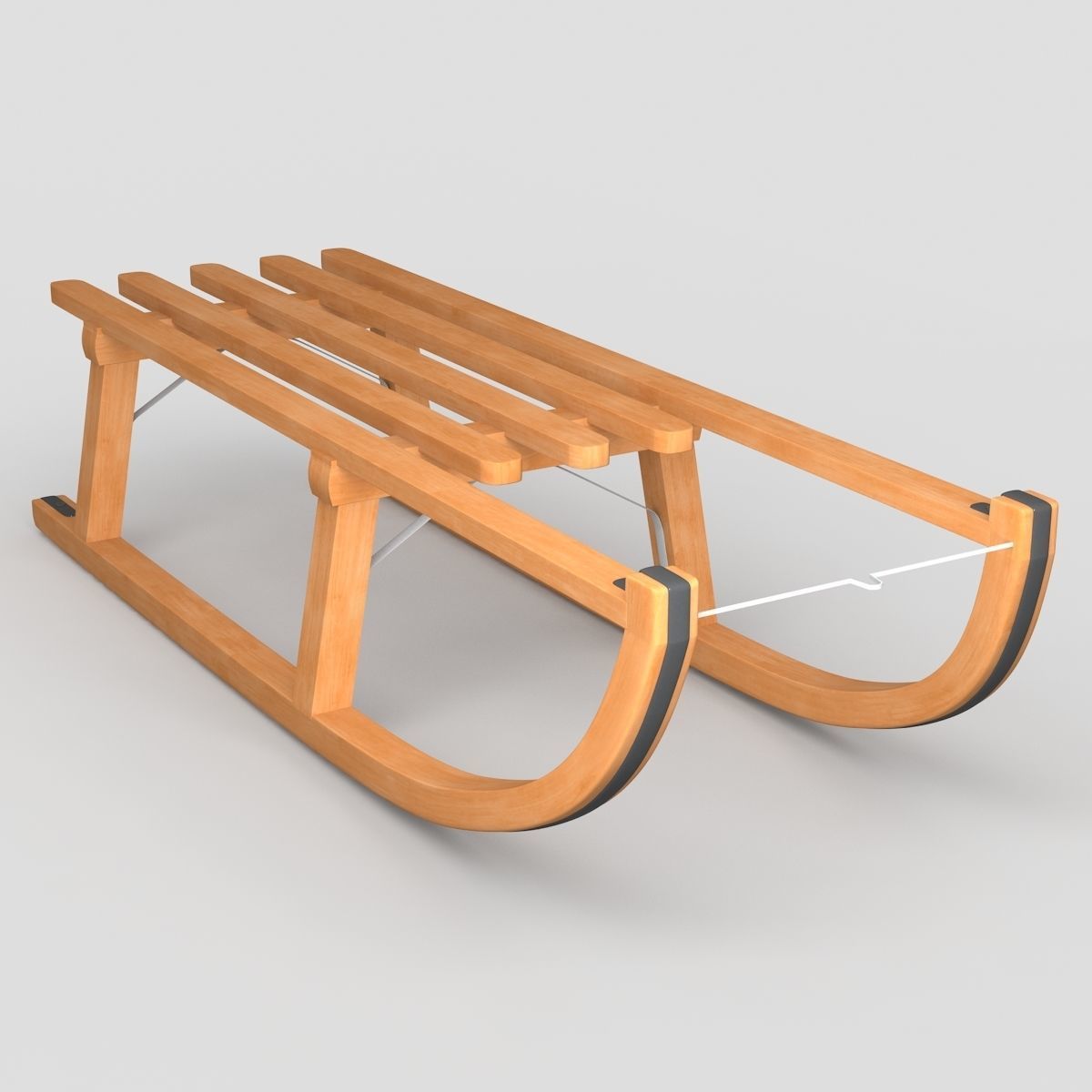 Snow Sledge 3D model_1