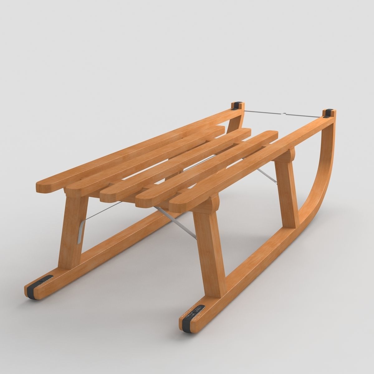 Snow Sledge 3D model_4