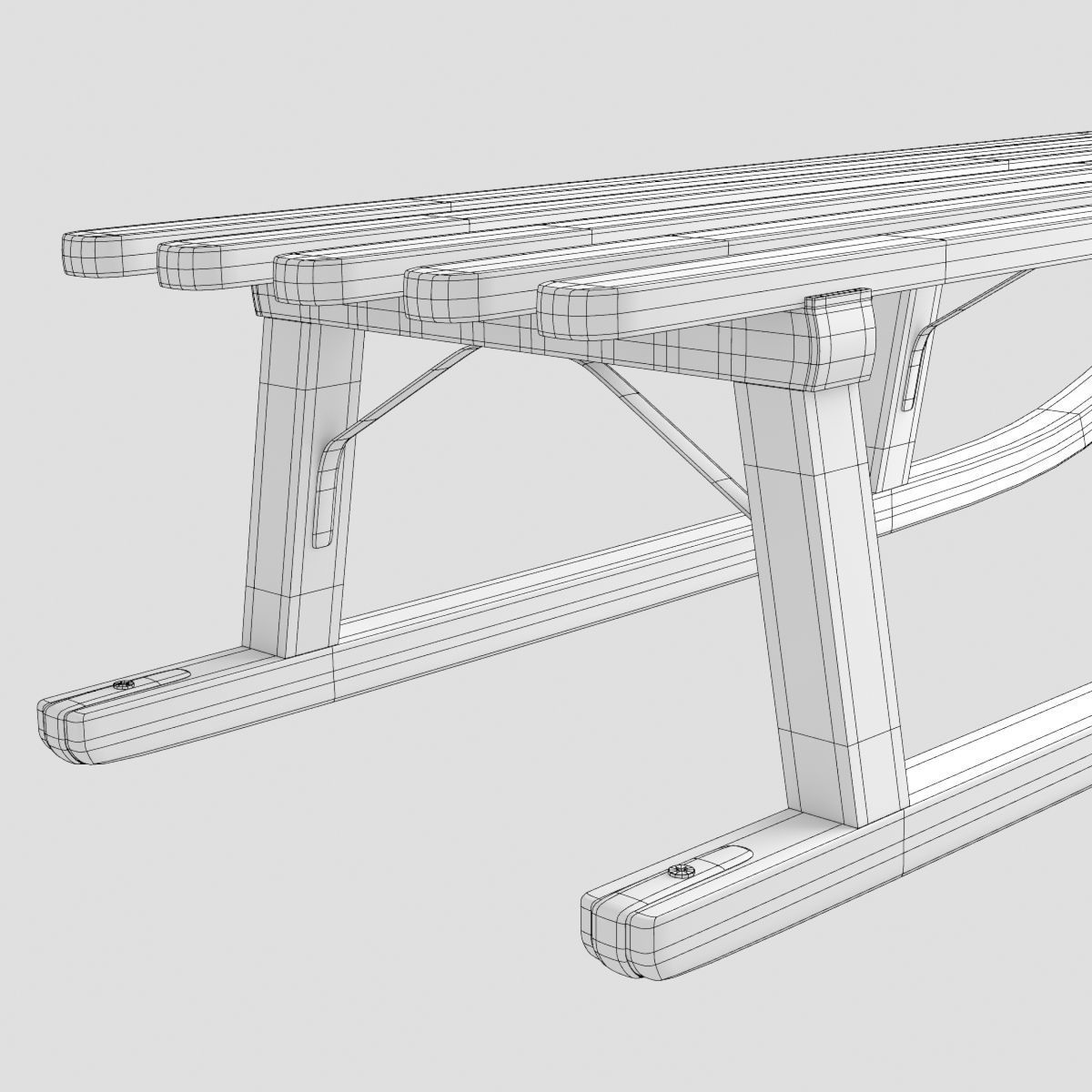 Snow Sledge 3D model_10