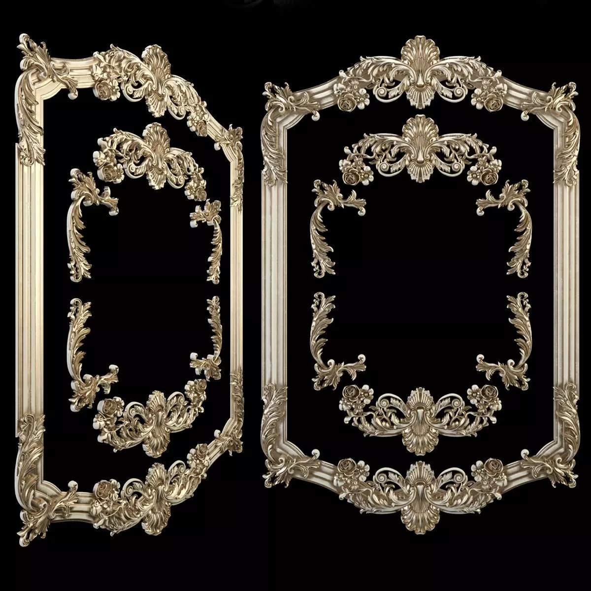 Frame ornate 3D print model