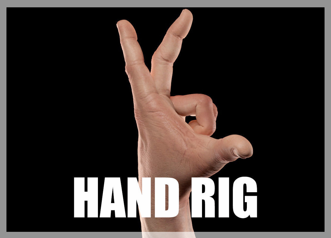 Hand CG Rigged