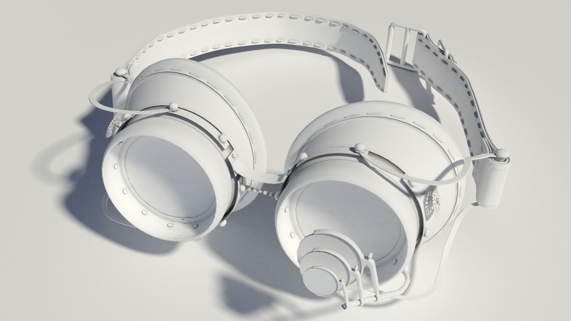 Steam Punk Goggles 3D Model Low-poly 3D model_2