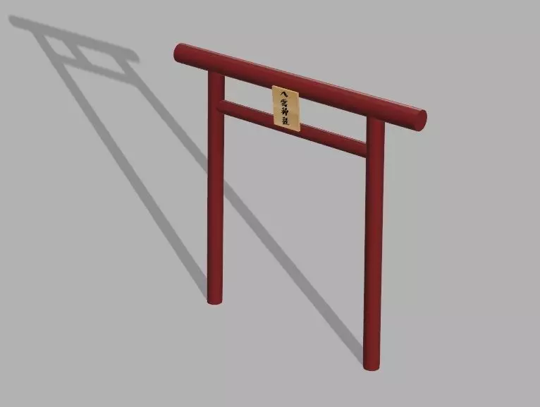 The Torii in Shrine 3D model_0