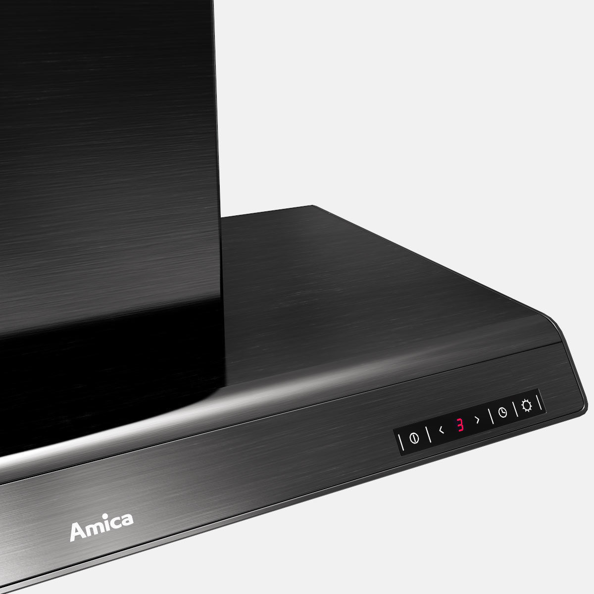 Amica IN900BI Kitchen Hood Black 3D model_2