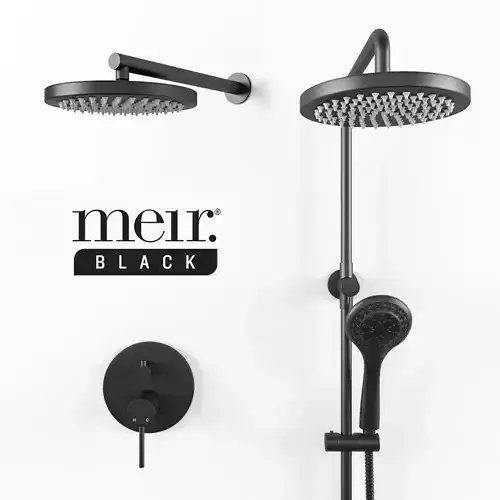 MEIR BLACK SET 12 3D model