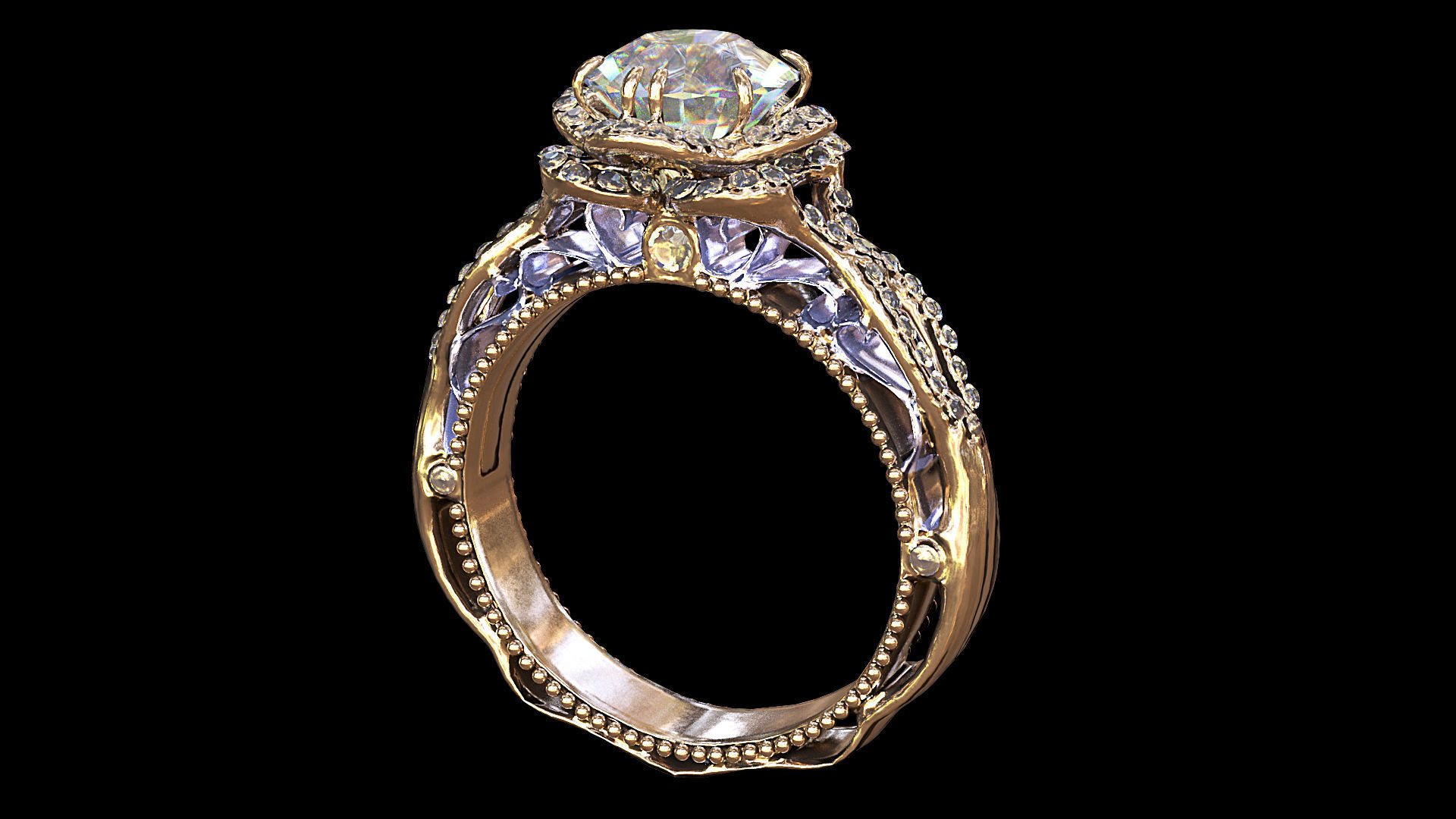 Ring Venetian Unity PKG Low-poly 3D model_8