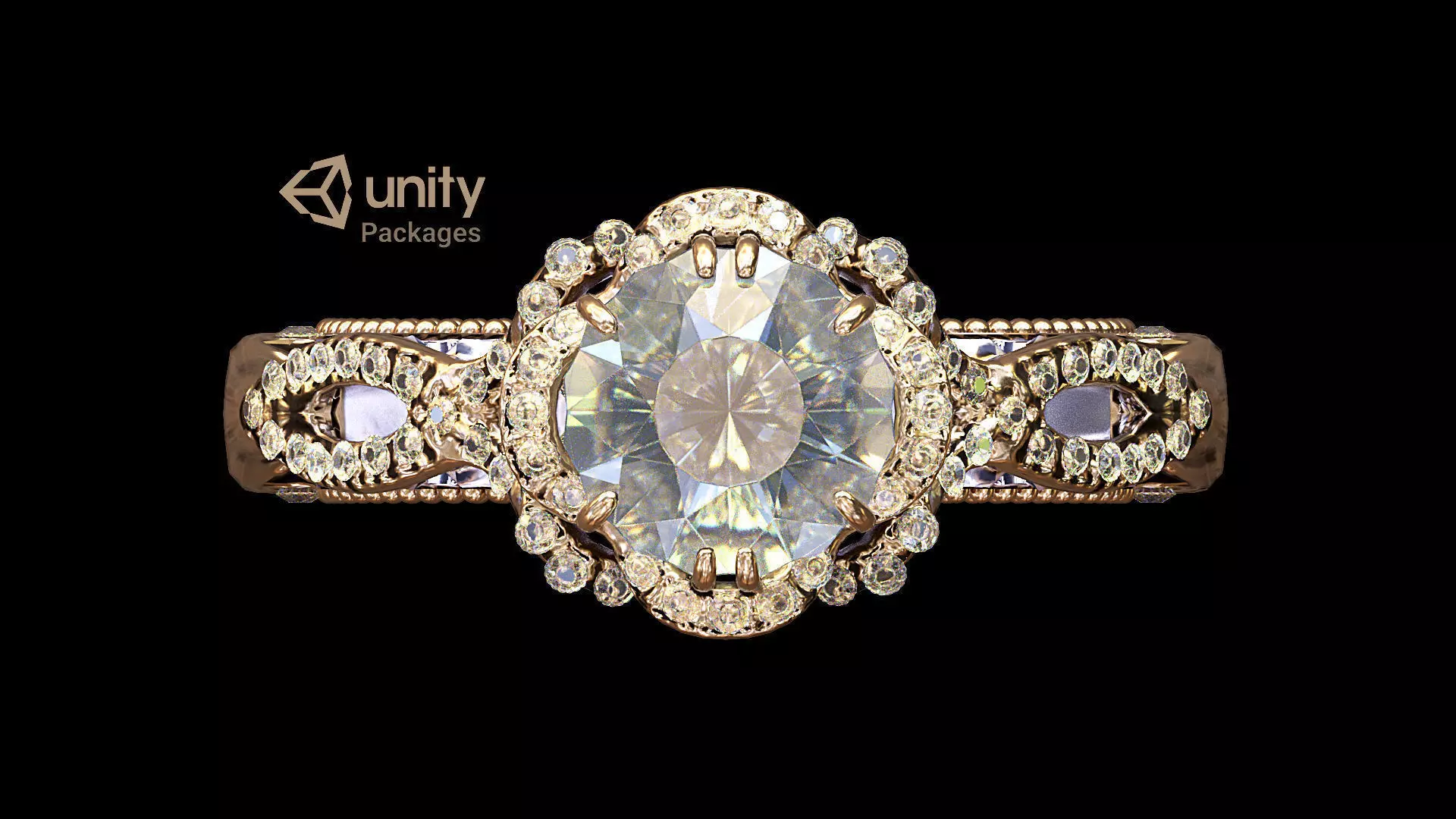 Ring Venetian Unity PKG Low-poly 3D model_0