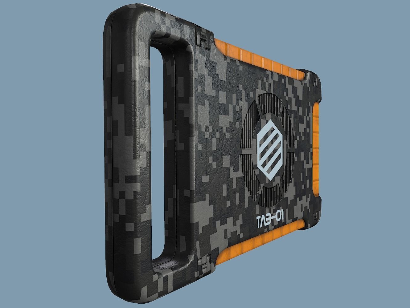 Sci Fi Tablet Tab-01 Low-poly 3D model_9