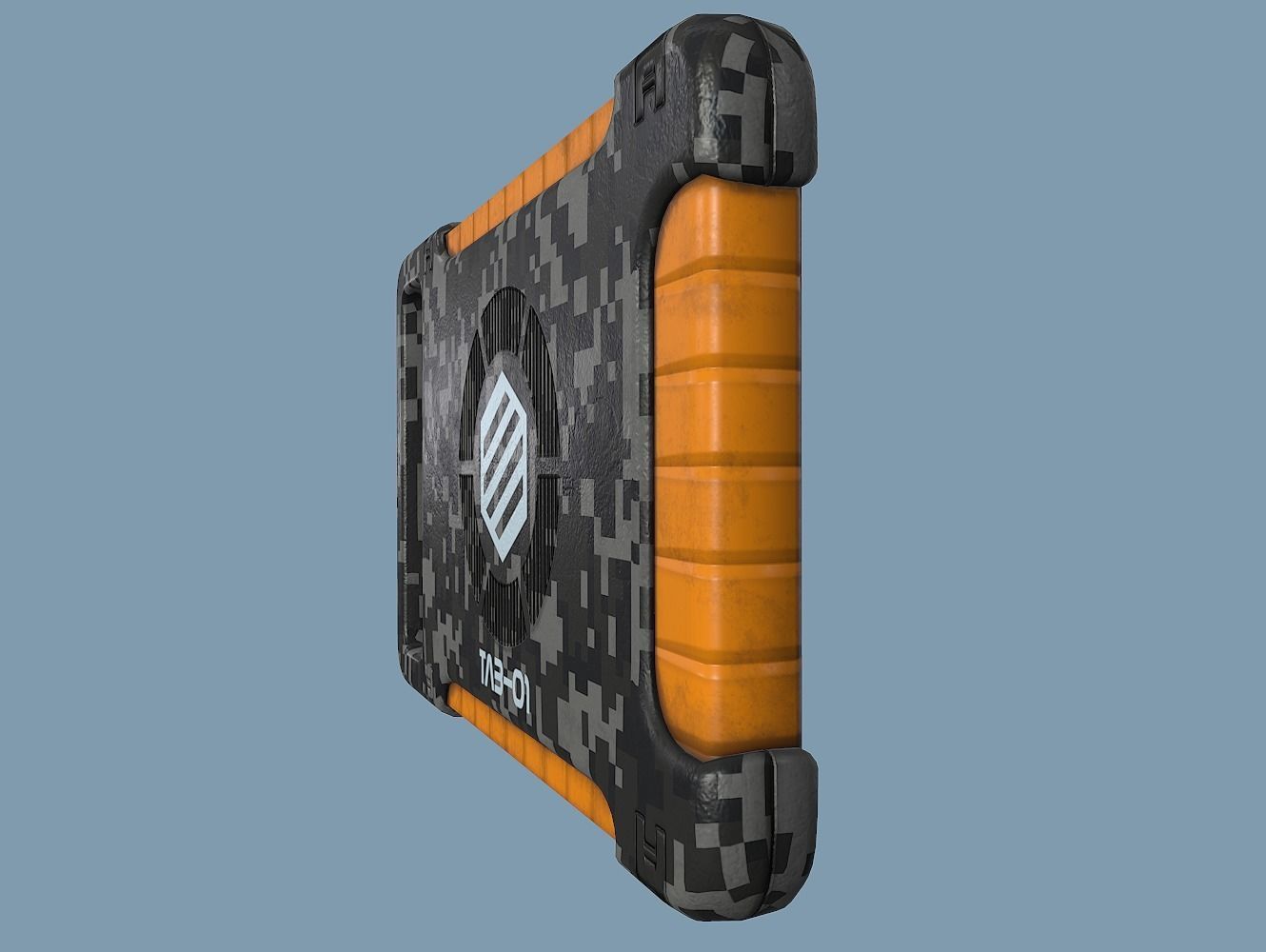Sci Fi Tablet Tab-01 Low-poly 3D model_15
