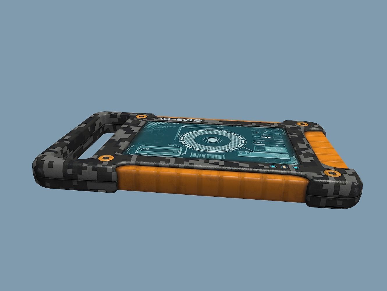 Sci Fi Tablet Tab-01 Low-poly 3D model_21