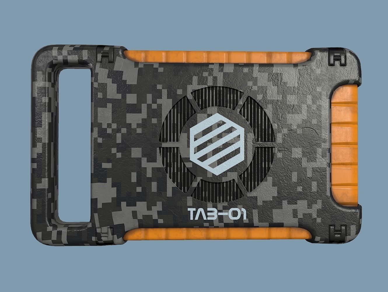 Sci Fi Tablet Tab-01 Low-poly 3D model_12