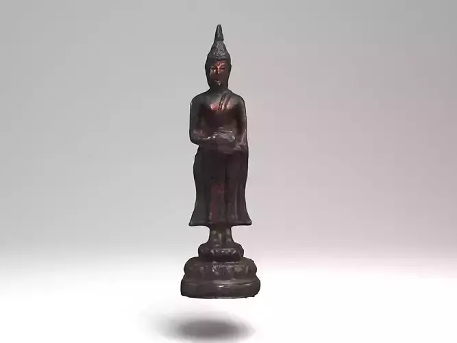 Ancient Buddhas Low-poly 3D model